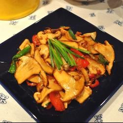 乾炒松茸 乾炒松茸