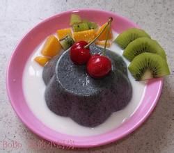 黑芝麻醬布丁 黑芝麻醬布丁