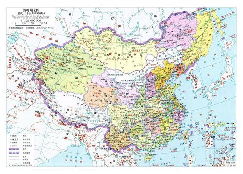 清朝前期疆域（1820年）