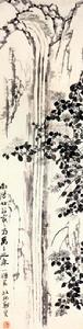 清鄭燮甘谷菊泉圖軸