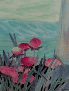 窗前的花卉 窗前的花卉