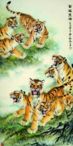 曾拍賣作品：百福呈祥