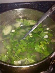 黃瓜肉絲湯 黃瓜肉絲湯