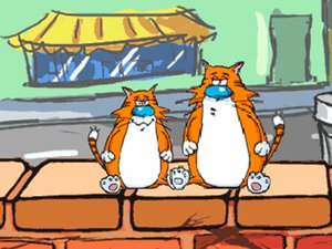 鹹魚砸老貓 鹹魚砸老貓