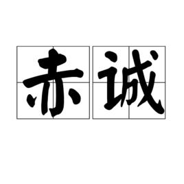 赤誠[詞語]