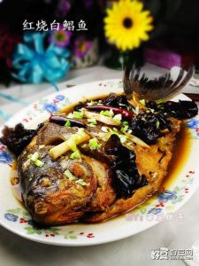 紅燒白鯧魚 紅燒白鯧魚