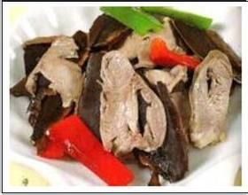 靈芝炒豬心 靈芝炒豬心