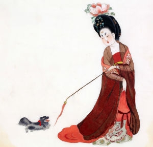 簪花仕女圖