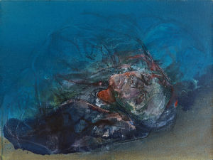 醒醒，該睡覺了1  布面油畫   60x80cm 2015年 