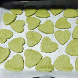 心形抹茶餅乾 心形抹茶餅乾