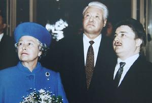 英國女王、葉爾欽與普利謝金