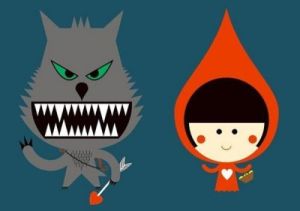 小紅帽和灰大狼 小紅帽和灰大狼