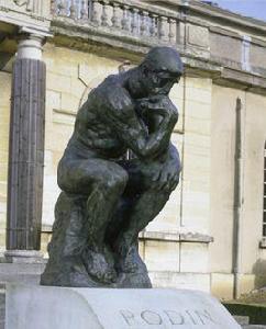 沉思者[羅丹創作雕塑]