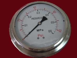 軸向耐震壓力表 軸向耐震壓力表