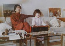 童年時與父親在一起