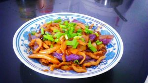 肉絲炒茄子 肉絲炒茄子