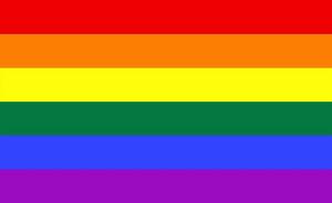 西班牙同性婚姻支持者的彩虹旗