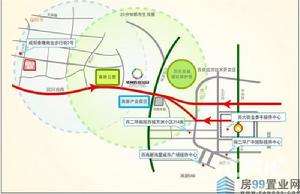 泰盈·奧林匹克花園交通圖