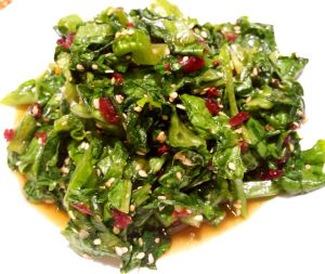 涼拌萵筍葉 涼拌萵筍葉