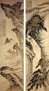 清梅清黃山圖