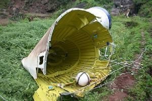 “長征三號丙”的一級助推器殘骸