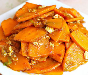 杏仁炒南瓜