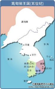 朝鮮半島情勢圖（5世紀）
