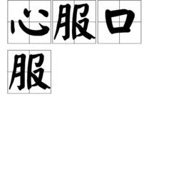 心服口服[漢語成語]