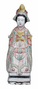 金紅綠彩貴婦俑 金紅綠彩貴婦俑