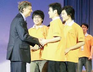 比爾·蓋茨接見聯創團隊成員