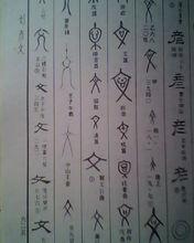 “文”的甲骨文等古文字圖片