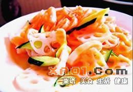 青紅絲拌藕片 青紅絲拌藕片