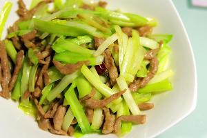 韭黃炒肉絲