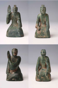 銅跽坐俑 銅跽坐俑