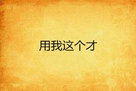 用我這個才 用我這個才