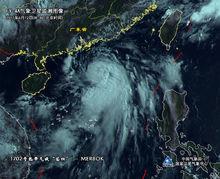 “苗柏”風雲四號A星雲圖（6月12日8時30分）