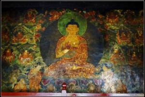 拉薩大昭寺壁畫 拉薩大昭寺壁畫