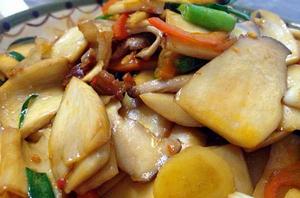 爆炒杏鮑菇 爆炒杏鮑菇