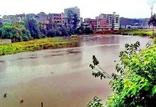 那交河東源那卜鎮那卜河風光