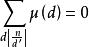 Mobius反演定理