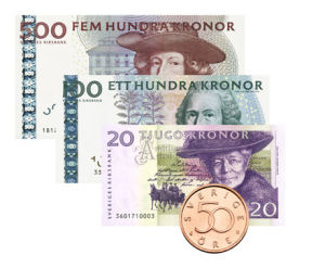 瑞典克朗紙幣與歐爾