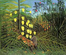 《熱帶森林》亨利·盧梭