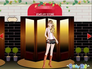 休閒街頭女孩 休閒街頭女孩