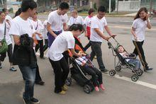 三門峽“走長城”