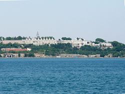 （圖）從博斯普魯斯海峽眺望托卡比皇宮