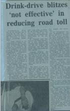 飲酒與交通事故之間的關係報告