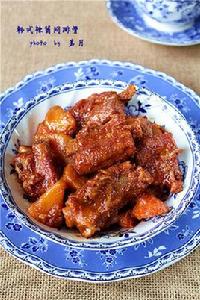 韓式辣醬悶排骨 韓式辣醬悶排骨