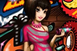 塗鴉時尚少女 塗鴉時尚少女