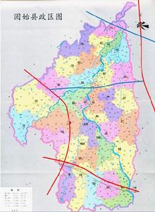 固霍高速路線示意圖