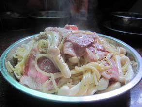 意國野菇培根面